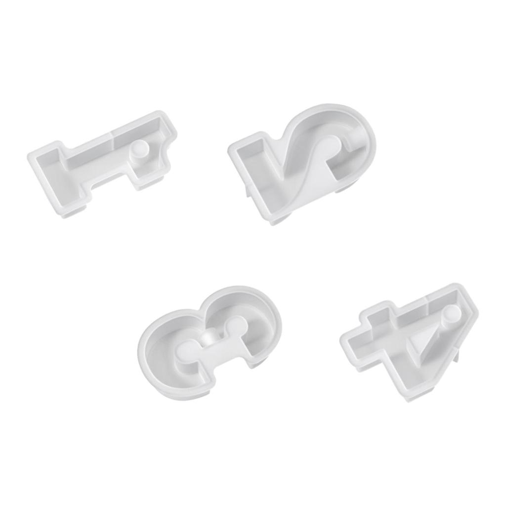 Candle Holder Resin Die Candlestick Silicone Flexible Reusable Creative Number Handmade