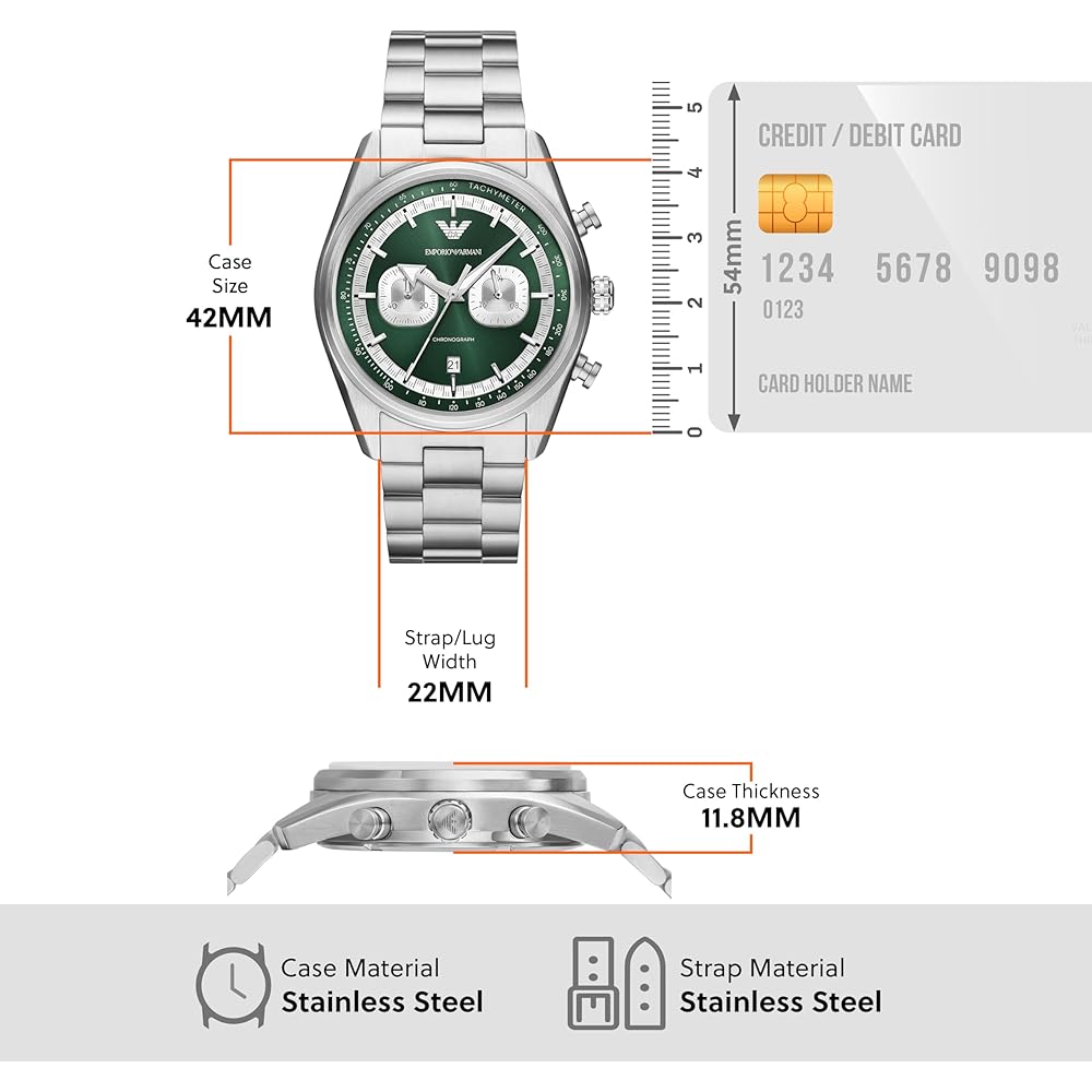 Emporio Armani NA AR11637 Men's Silver Watch