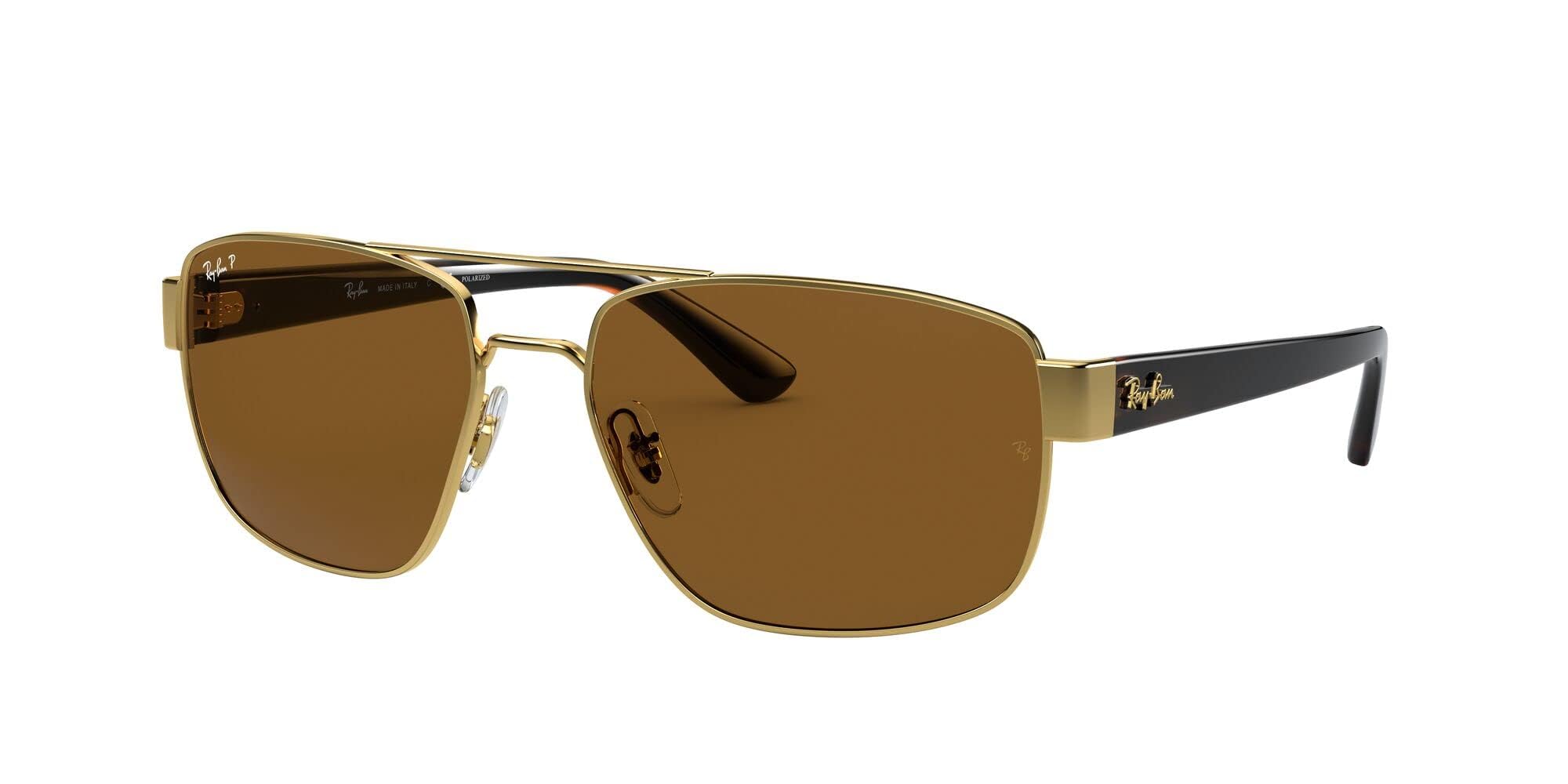 

Солнцезащитные очки 0RB3663 КОРИЧНЕВЫЕ 60 [Ray-Ban] Мужские 001/57 B-15