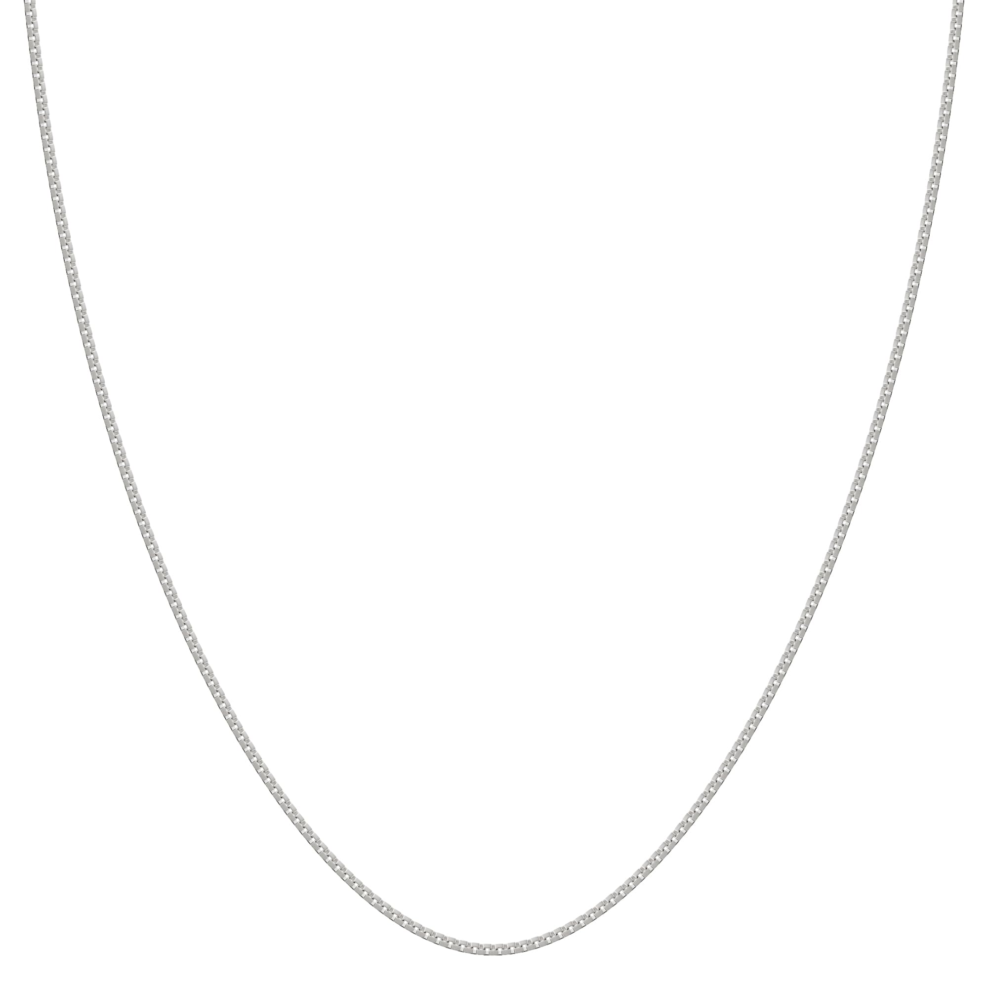 

[Shinjuku Gin no Kura] Silver 925 Venetian Chain, Approx. 0.9mm Wide, 38-60cm Long (38cm), Women s Chain Necklace, Delicate, Thin, Simple