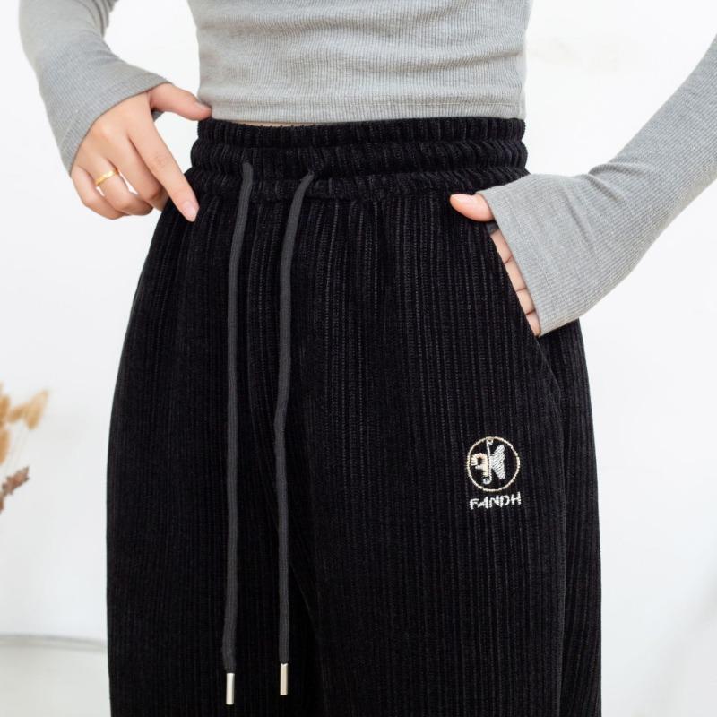 Женские вельветовые брюки с флисовой подкладкой из синели — фото 5