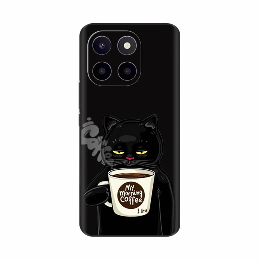 Pro Honor X6C 4G Pouzdro Měkký Tekutý Silikon Ochrana Fotoaparátu Zadní Kryt Telefonu Pro Honor X6c Pouzdra honorX6C X6 C Kryt Nárazník