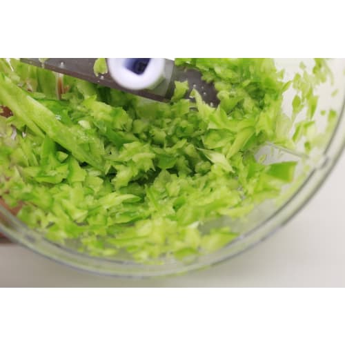 K&A Bunbun Chopper R, Stor, 640ml, BBC-11, Röd, med tvättbart lock