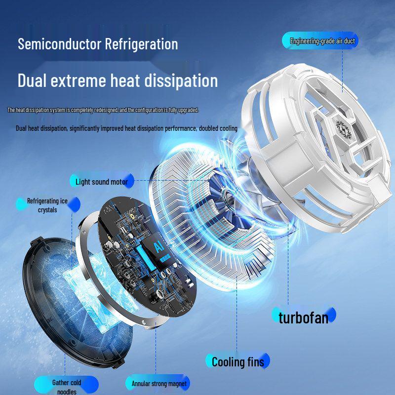 Magnetic Phone & Tablet Cooler with Smart Temperature Control