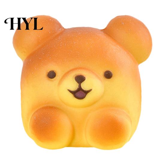 Fake Food Stress Reliever Simulated Toy Slow Rebound Bread Design Relief Rising Squeeze Realistic Texture Color Soft Silicone Decompression