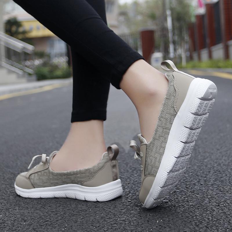 Women’s Summer Casual Outdoor School Student Shoes Lightweight Girls Sneakers Plus Size Slip on Shoes