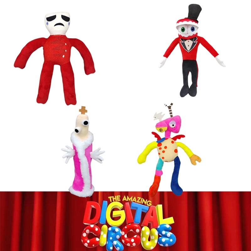 Der Erstaunliche Digitale Zirkus Plüschtier Niedliche Clownpuppe Kurzer Plüschstoff Pp-Baumwollfüllung 23-30cm