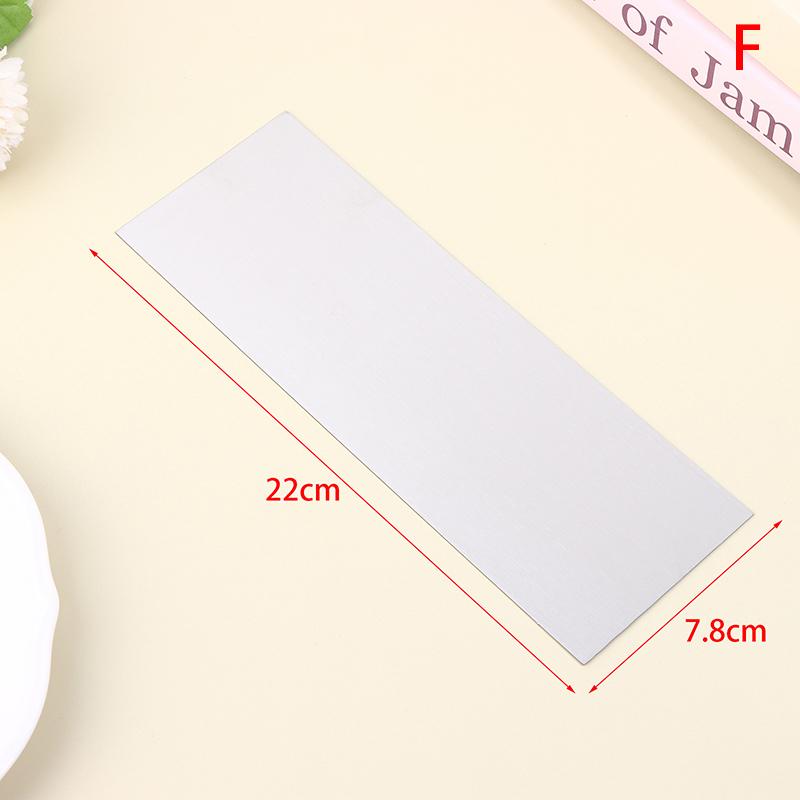 Stainless Steel Cake Scraper Double Sided Patterned Stripe Edge Cake Decorating Comb Smoother Scraper Pastry Cutter