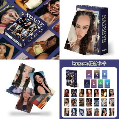 55 Piezas/Set Kpop Idol Chica KATSEYE Nuevas Pocards MANON SOPHIA DANIELA LARA MEGAN YOONCHAE Impresión Láser HD Tarjetas Lomo Regalos para Fans@@