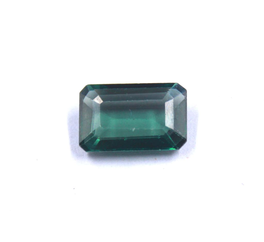 5.85 Carat Valentine Sale Green Alexandrite Emerald Shape Russia Certified Gemstone SN547