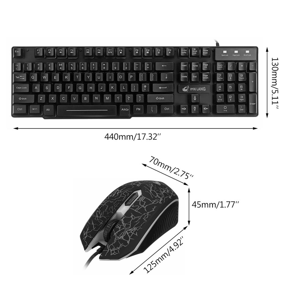 Buy Gaming Keyboard and Mouse Wired Keyboard and Mouse Pad with