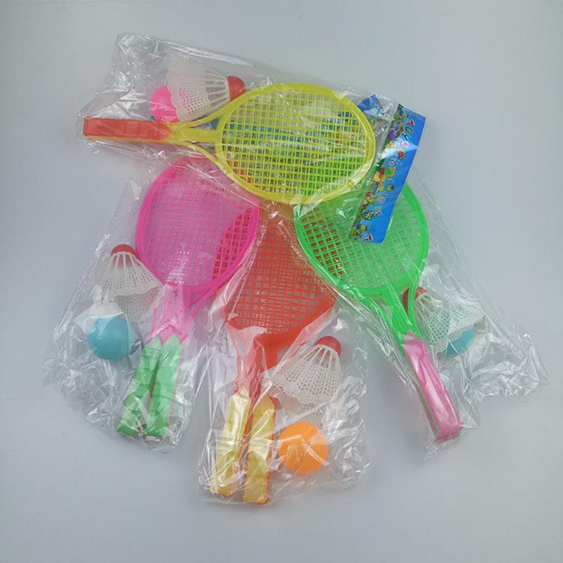 1 Paar Mini-Badmintonschläger Tennisschläger Kunststoff Teambuilding-Aktivität Souvenirs Tragbarer Sportschläger Für Bewegung TMZ