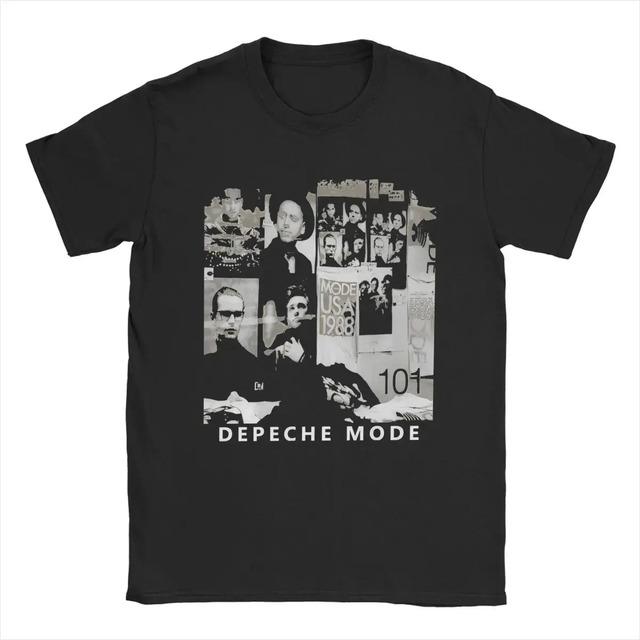 Camiseta Con Collage De Depeche Mode 101 Usa 1988 S