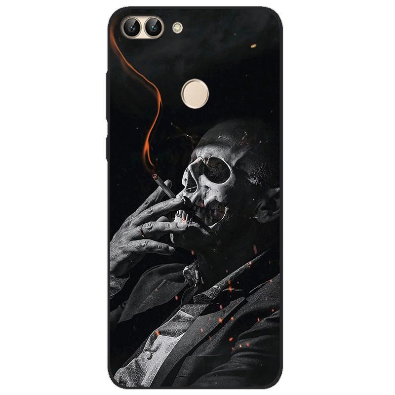 For Huawei P Smart 2018 FIG-LX1 PSmart Case For Huawei P Smart 5.65inch Case TPU Soft Silicone Cute Wolf Back Cover Phone Case