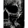 Large Men's Skull Pattern 3D Printed Men's Round Neck Short Sleeved T-shirt Summer Fashion T-shirt Casual and Comfortable Versatile Top