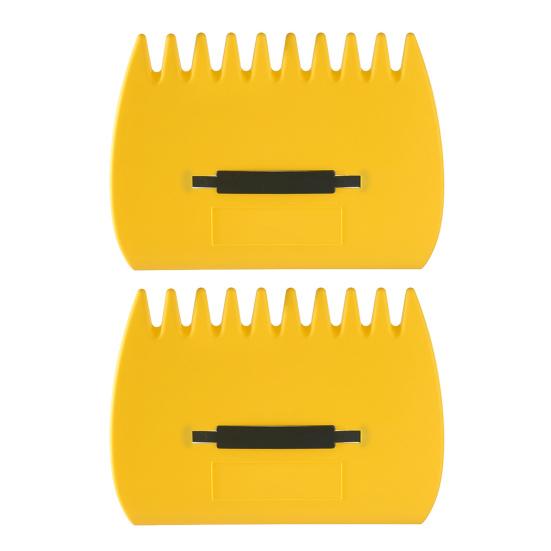 1 Pair Leaf Scoops Hand Rakes Leaf Pick-up Claws Lawn Debris Scooper Large Leaf Grabbers for Picking Up Leaves Clippings Grass