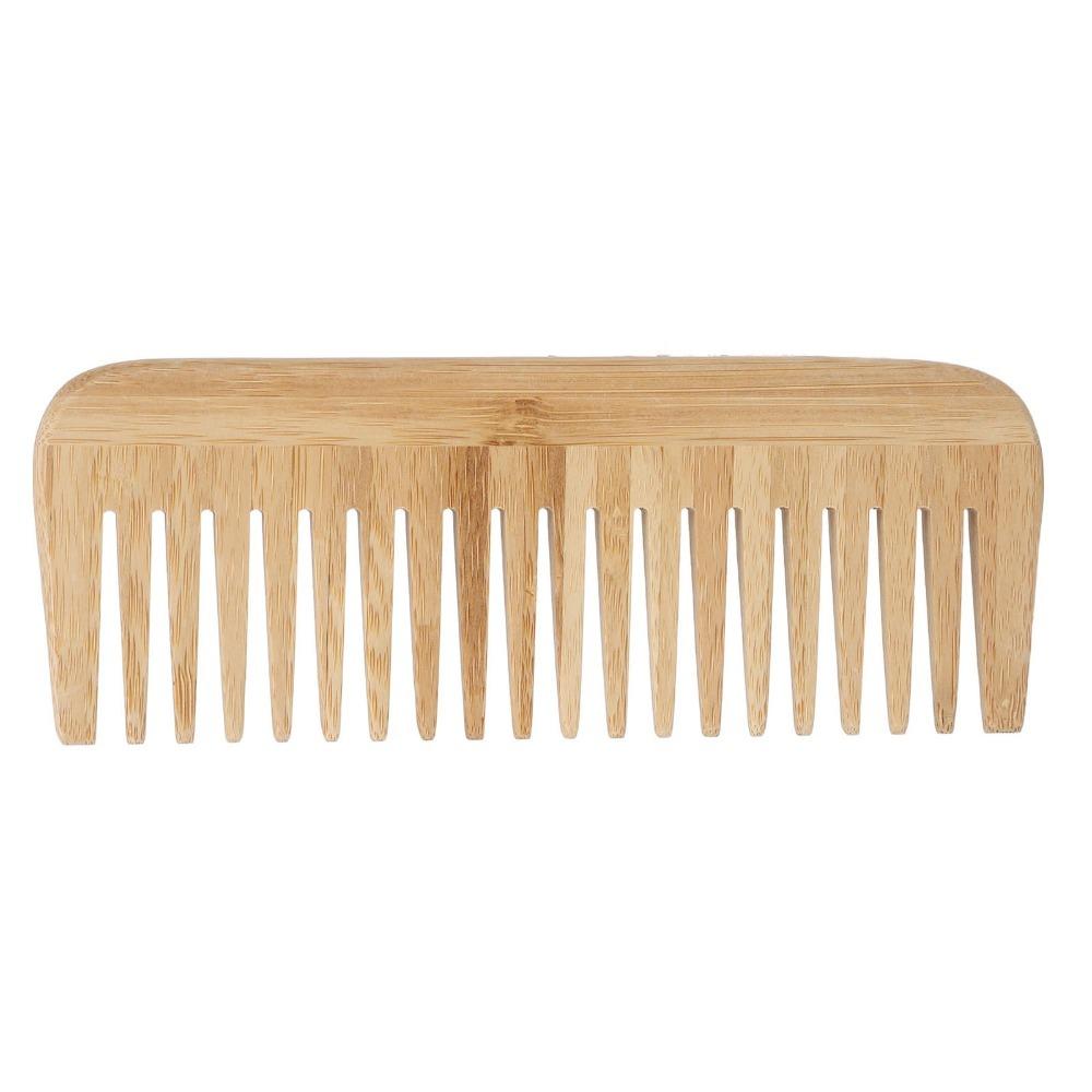 Safety Bamboo Comb Durable Wood Comb For Salon Hair Detangling Comb  Home Use