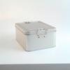 Old-Fashioned Rectangular Tinplate Box With Lid High Quality Metal Storage Box Cake Packaging Box Durable With Buckle Candy Box