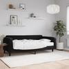 VidaXL Daybed with Mattress Black 100x200 Cm Velvet 3197050