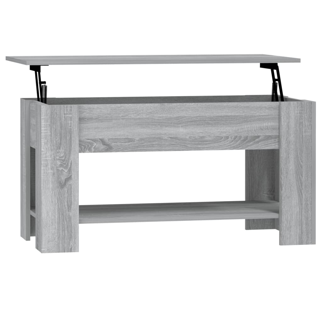 Coffee Table, Grey Sonoma Oak, 101x49x52 Cm