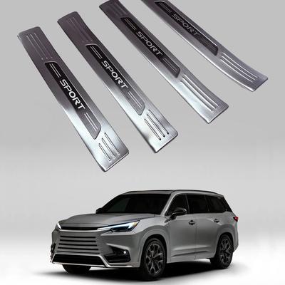 For Lexus TX 350 500h Car Accessories Door Sill Strip Threshold Pedal Auto Trim Parts External Protector Stickers 2024 2025
