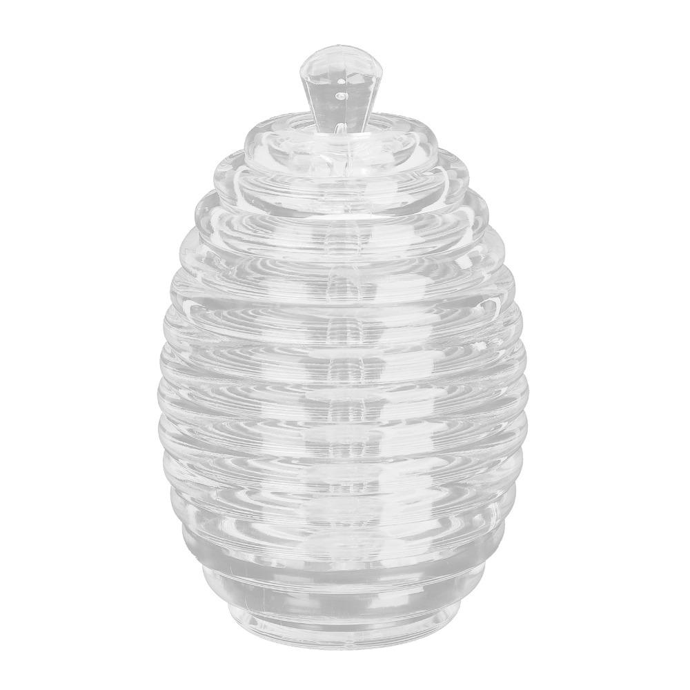 Transparent Honey Dispenser Plastic Honey Container Practical Honey Jar  Syrup Seasoning Storage