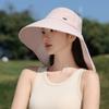 Summer New Sunshade Sunscreen Hat Women's Large Brim Ice Silk Shawl UV Protection Sun Hat