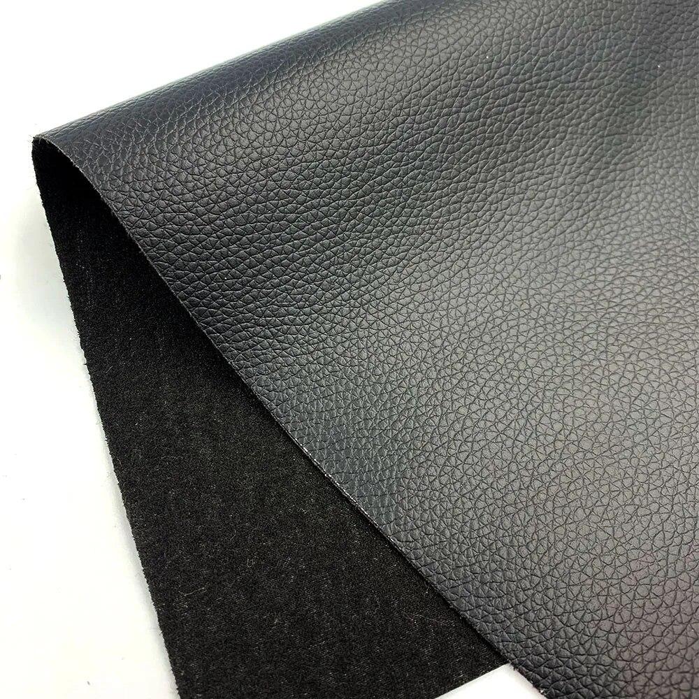 Litchi PU Leatherette Faux Leather Fabric Synthetic For Sewing Bow Bag Brooches Sofa Car Doll DIY Hademade Material