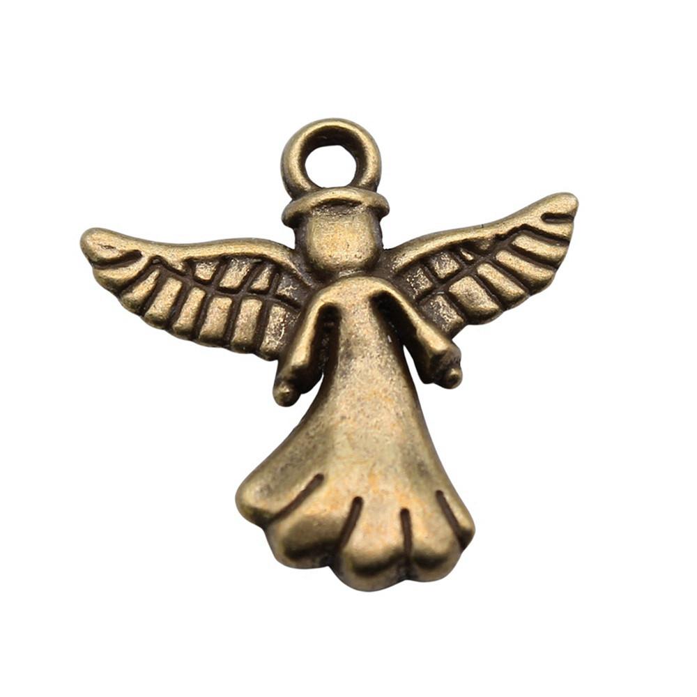 Angel Charms Alloy Fairy Pendants For Religious Holiday Jewelry Making
