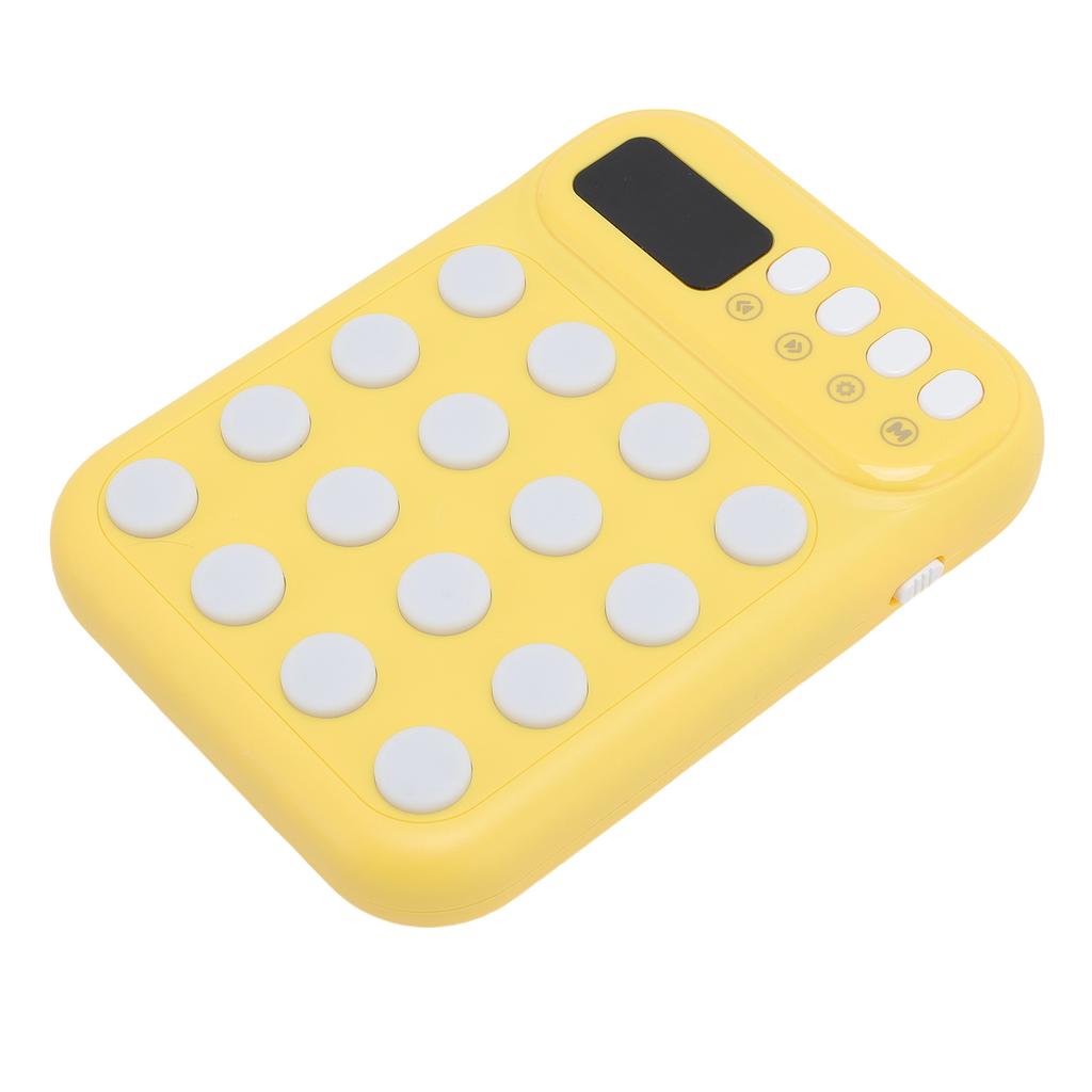 Handheld Game for Kids Electronic Brain Teasers Puzzle Memory Game for Kids Concentration Training Yellow