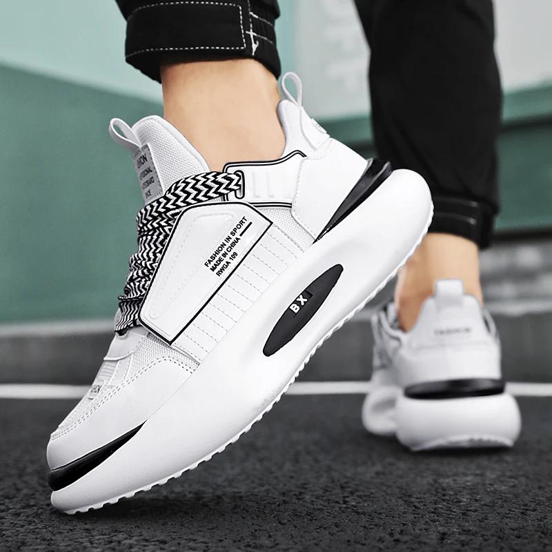 Fashion Men's Running Thick Sole Sneakers Lightweight Casual Men Walking Tennis Basketball Shoes 2025 Sapato Masculino Zapatillas Hombre