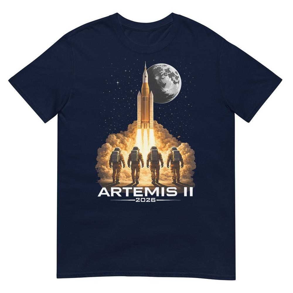 Artemis Launch To The Moon Astronaut Explorer TShirt S