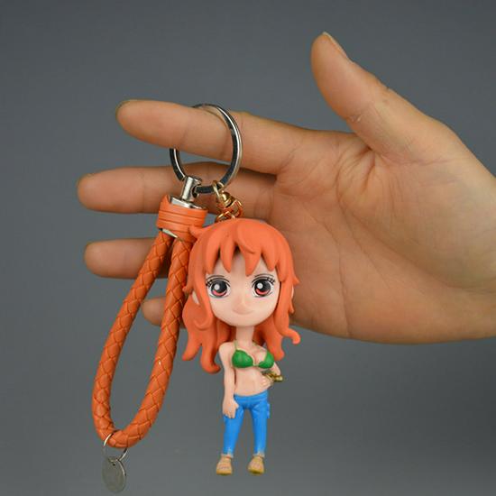 Piraten Schlüsselanhänger Geschenk: Blind Box Anime-Figuren - Monkey D. Luffy, Zoro, Chopper, Ace