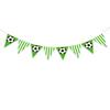 Soccer Sports Themed Party Garland, Paper Football Double Flags Banner Set for Sports Theme Parties and Birthday Celebrations