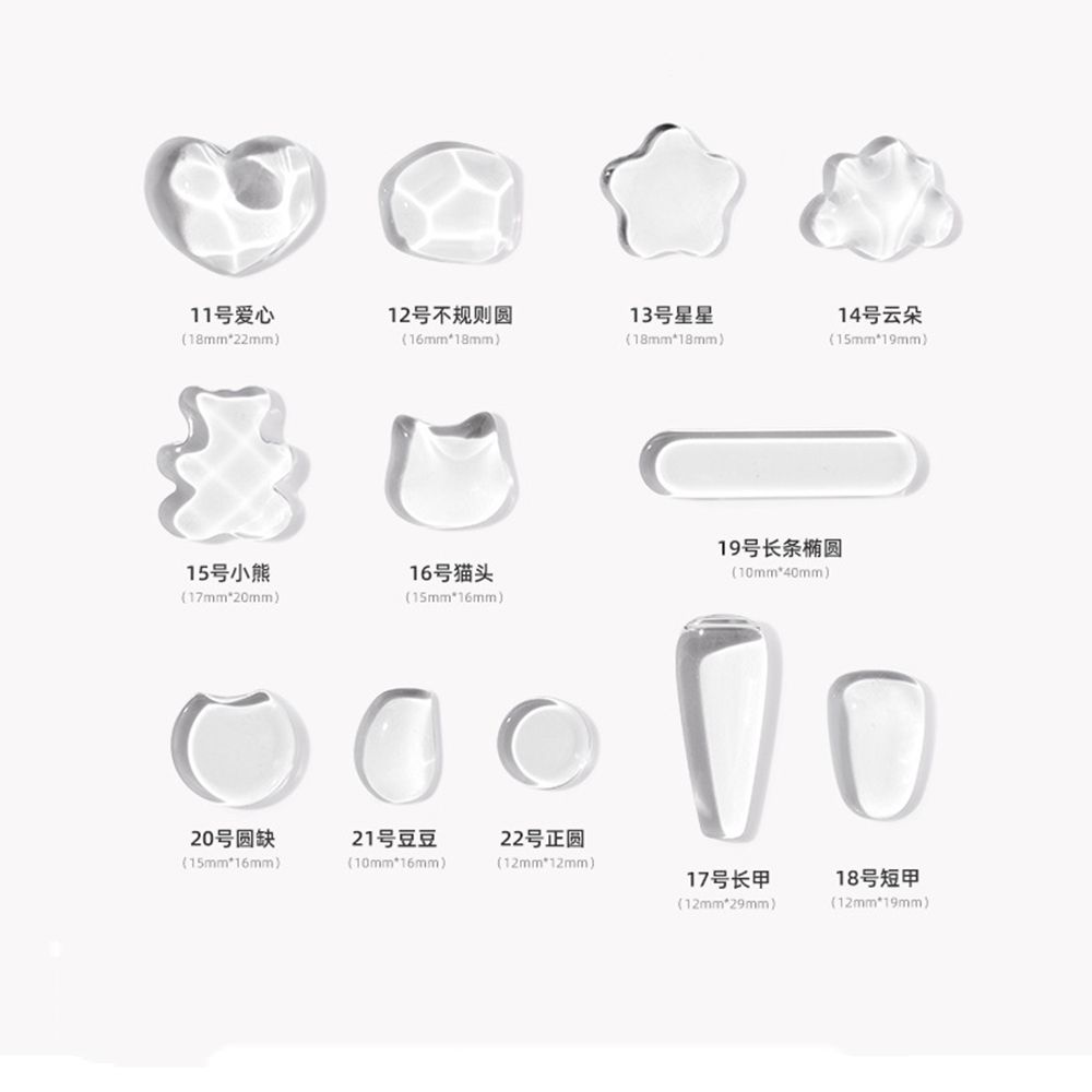 Card Manicure Nail Color Showing Nail Art Tool Glass Color Card Nail Polish Gel Display Tablet