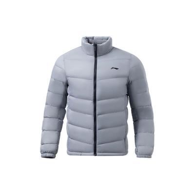 Fitness Series Logo Print Down Jacket Men Jackets Rock-Gray AYMR145-6
