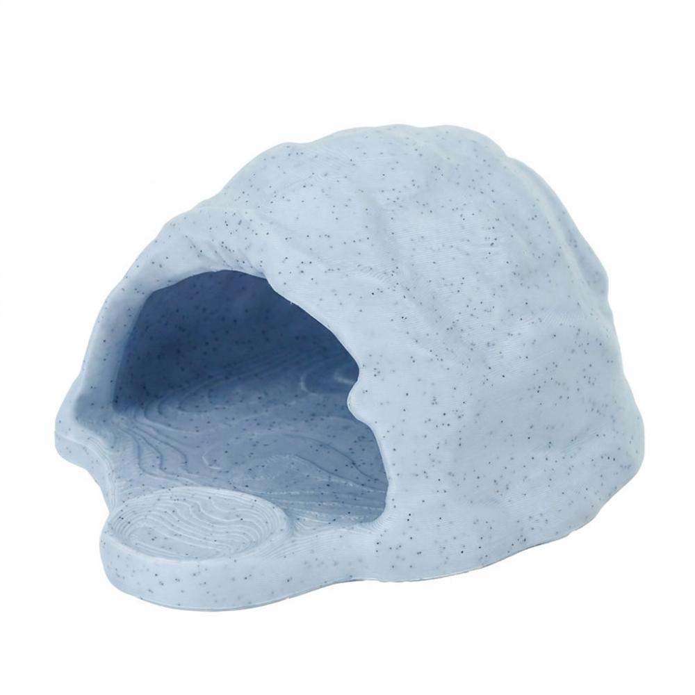 

Simulation Rock Reptile Hideout Sturdy PETG 3D Printed Cave Lizard Feeder Aquarium Decoration
