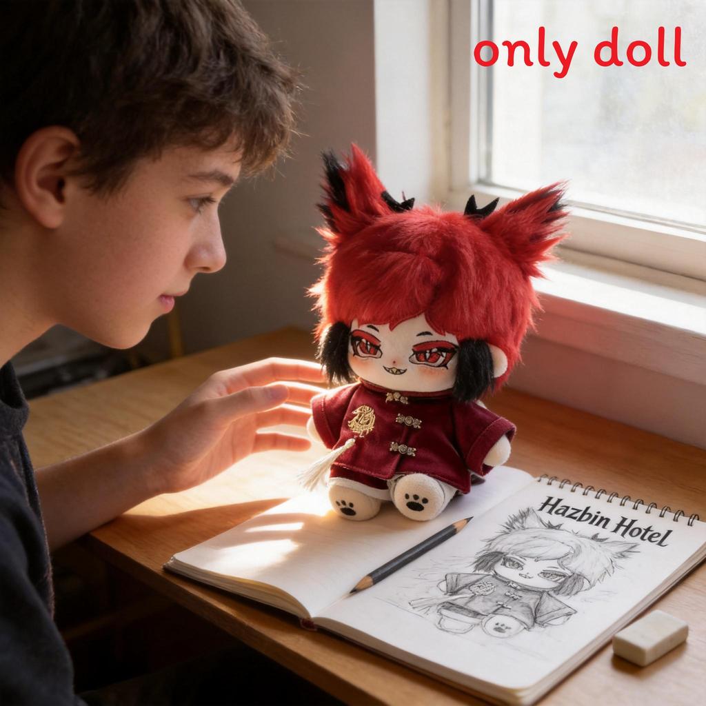 Hazbin Hotel Alastor Radio Demon Plush Doll With Removable Clothing For Teens And Collectors