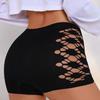 Women's Low-Rise Shorts with Side Cutouts Underpants
