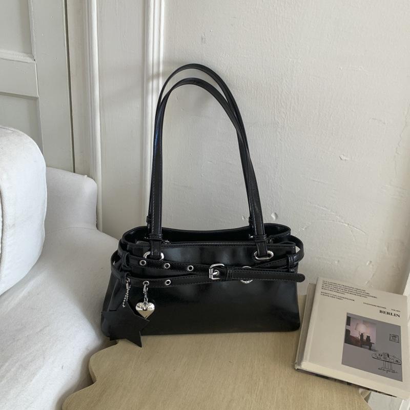 Einzelschultertasche Casual Chic - Premium Boston Unterarmtasche