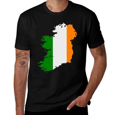 Ireland Tshirt Fashion Print Casual Short Sleeve