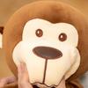 New 1pc 45cm  Monkey Plush Doll Brown Smiling Monkey Soft Stuffed Animal Cute Huggable Plushies Birthday Gifts For Girl