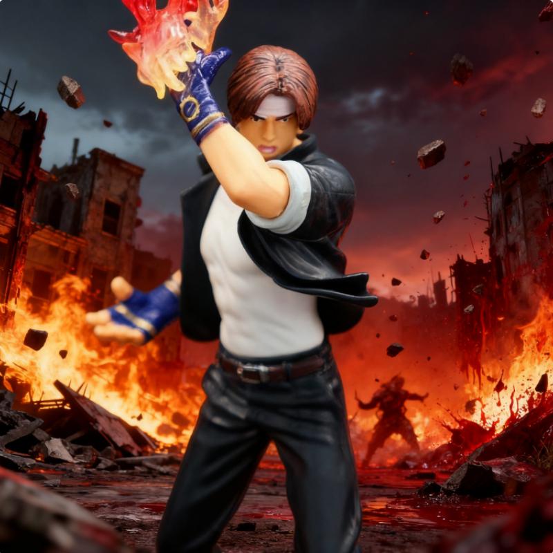 1 pieza SNK King of Fighters Portátil Santuario Kusanagi Kyobashi Portátil Regalo Masculino Figura de Anime