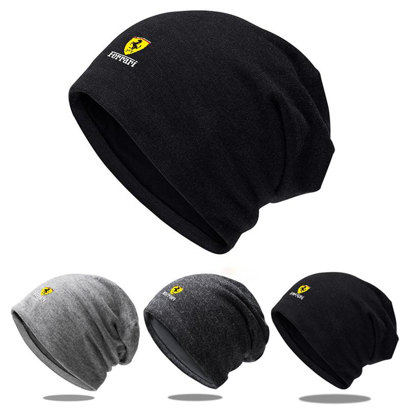 Men's Women's Hip Hop Cap Unisex Beanie Knitted Hat Fleece-lined Windproof Hats For Ferrari F430 Stradale 458 488 599 612 F8 F12