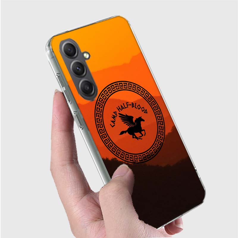 P-Percy J-Jackson Poseidon Camp Half-Blood Phone Case for Samsung A16 A26 A36 A56 A17 A37 A57 A07 A06 A02S A03 A04S A05S Galaxy