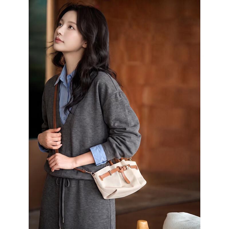 Demana Women's Autumn Color Block Two-Piece Set