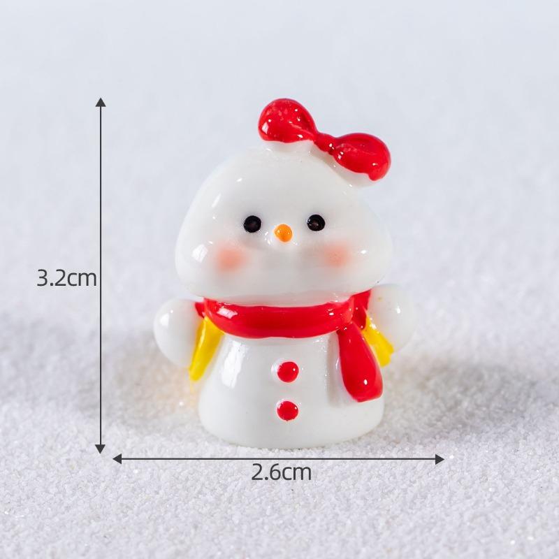 Micro-landscape Santa Claus Cute Snowman Crystal Ball Decorative Accessories Desktop Small Ornaments