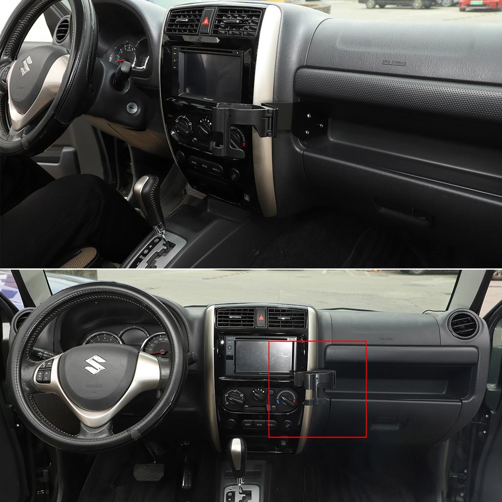 Car Water Cup Phone Holder GPS Mount Bracket Stand Organizer Multi-Function for Suzuki Jimny JB23 JB43 JB53 2007-2017 Accessory