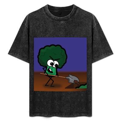 Broccoli T-shirt Customs Animal Printfor Pojkar Plus Sizes Vintage Oversized T-shirt Herr