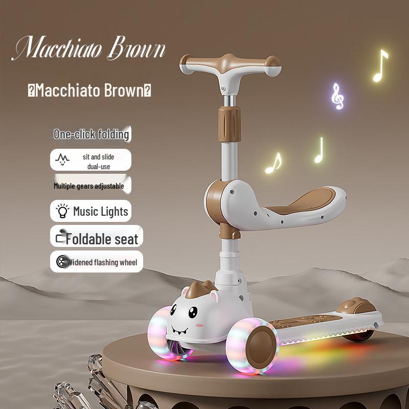 Kids' Folding Scooter - Ages 2-10, Boys & Girls